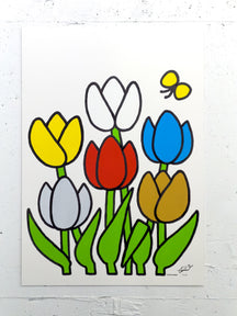 WELCOME, TAROART by TAROUT 00054, shown straight on against a white wall